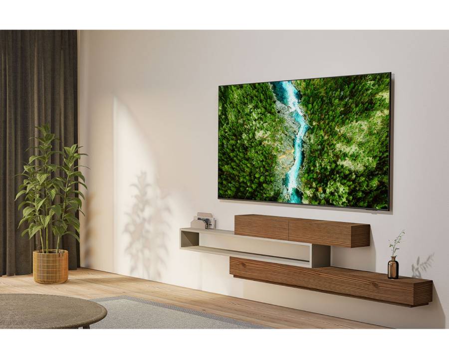 Samsung 85 Inch Crystal UHD TV, U8000F, 4K, Crystal Processor 4K, MetalStream Design, UA85U8000FUXZN - Black