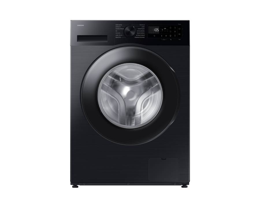 Samsung 8Kg Front Load Washing Machine, 1200 RPM, Digital Inverter Motor Eco, WW80FG5L32ABGK - Black