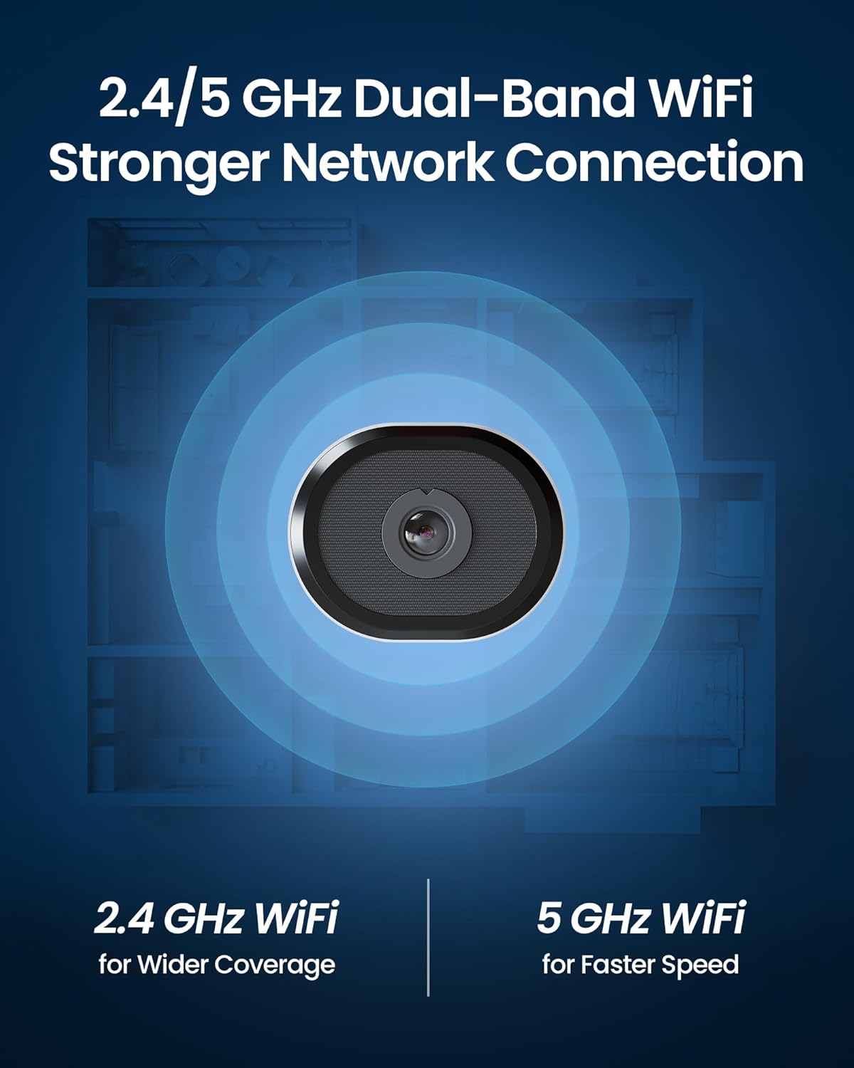 ZOSI 3.0MP Window Security Camera with Full Color Night Vision - Black