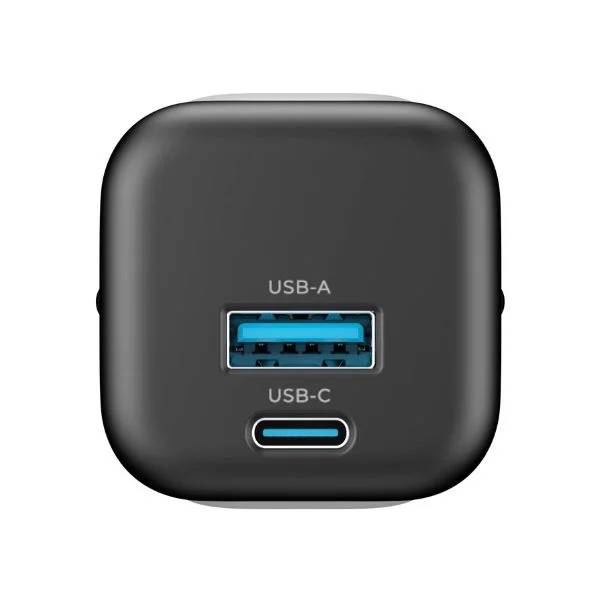 Havit Mobile series-USB charger 20W UC220 UK - Black & Grey