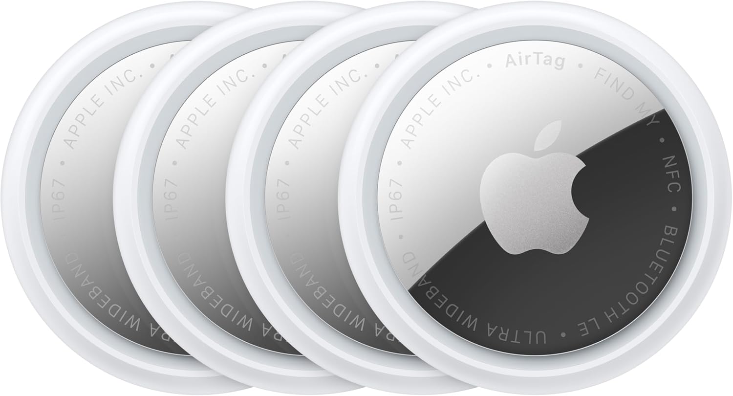 Apple Air Tag 2nd Generation, White - Set of 4