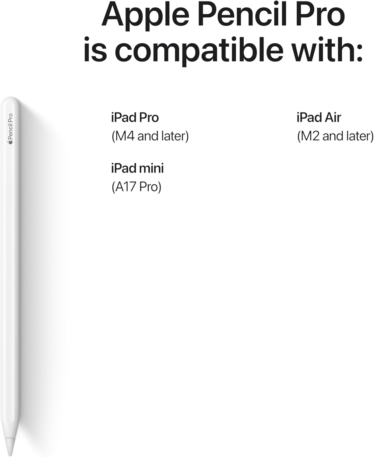 Apple Pencil Pro, Pixel-Perfect Precision - White
