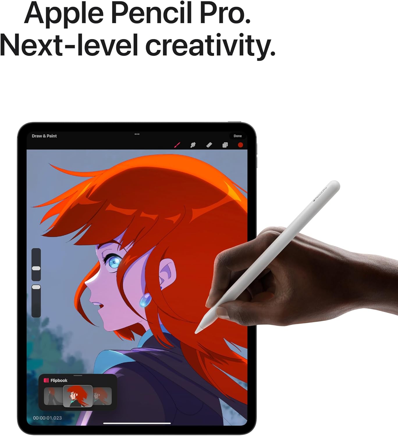 Apple Pencil Pro, Pixel-Perfect Precision - White