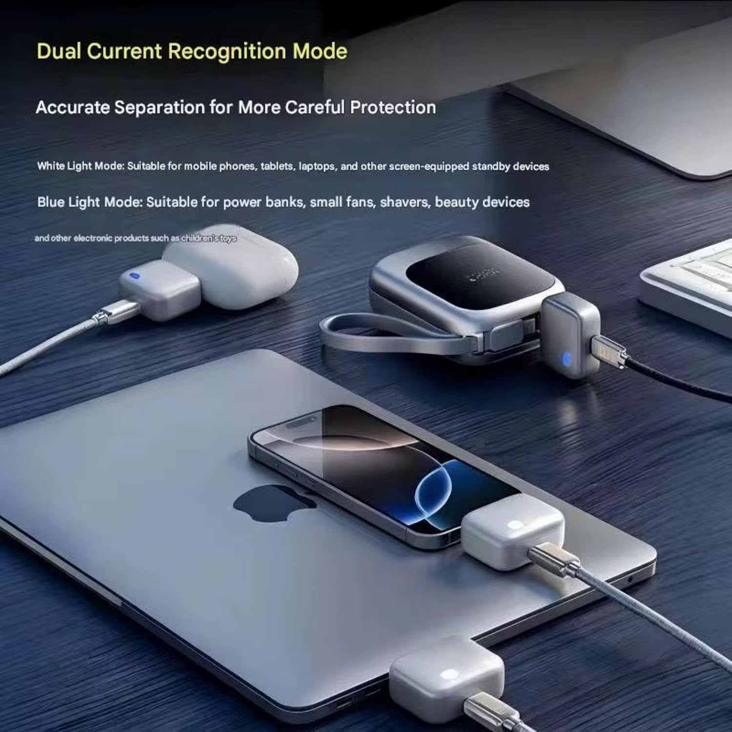 140W Universal Overcharge Protection Fast Charging Adapter, Connector Type: Usb-C - Grey