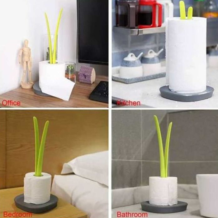 Vertical Paper Towel Holder Stand - Black