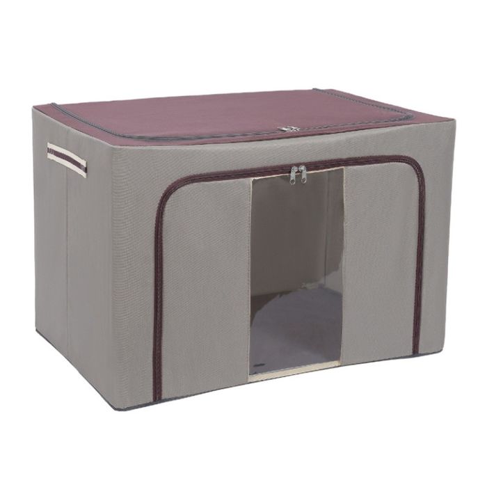 Foldable Storage Box 60×38×43 cm - Grey