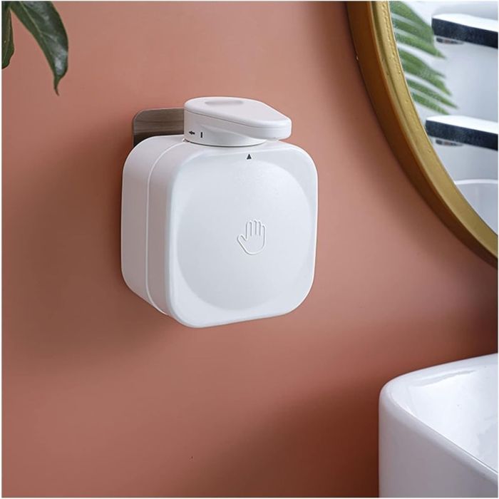 Wall Mounted Manual Soap Dispenser - White