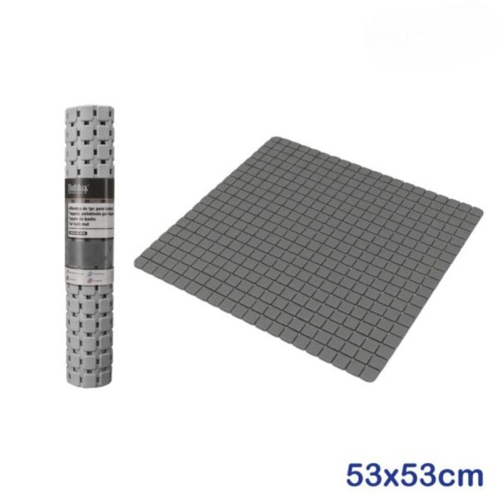 Bathlux Non Slip Rubber Bathroom Mat - Grey