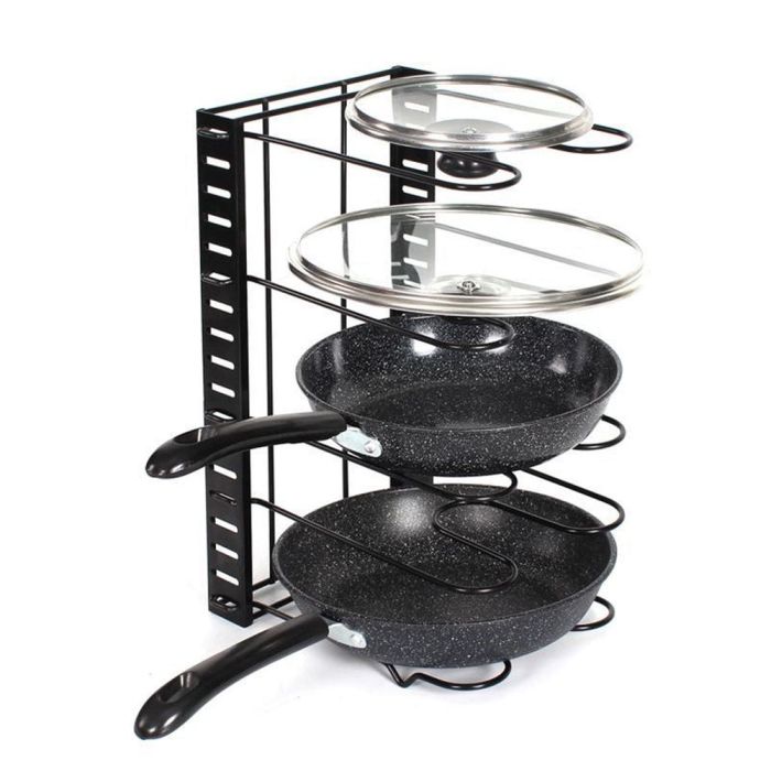 Pots and Pans Organizer Metal - Black