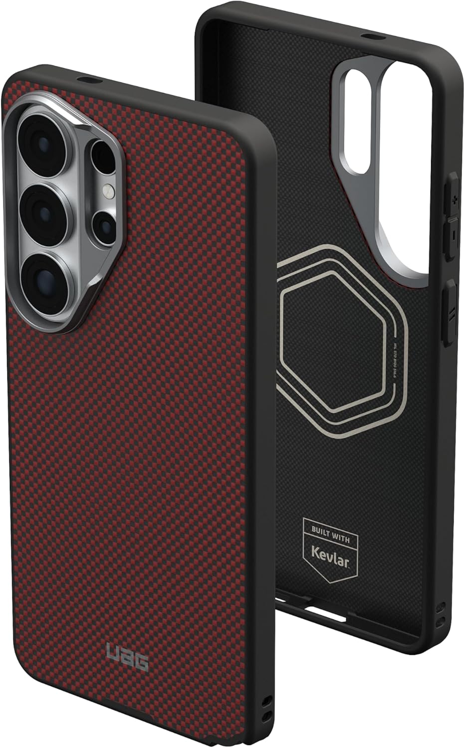 UAG Samsung Galaxy S26 Ultra Fibr Armr with Magnet Case - Orange/Charcoal