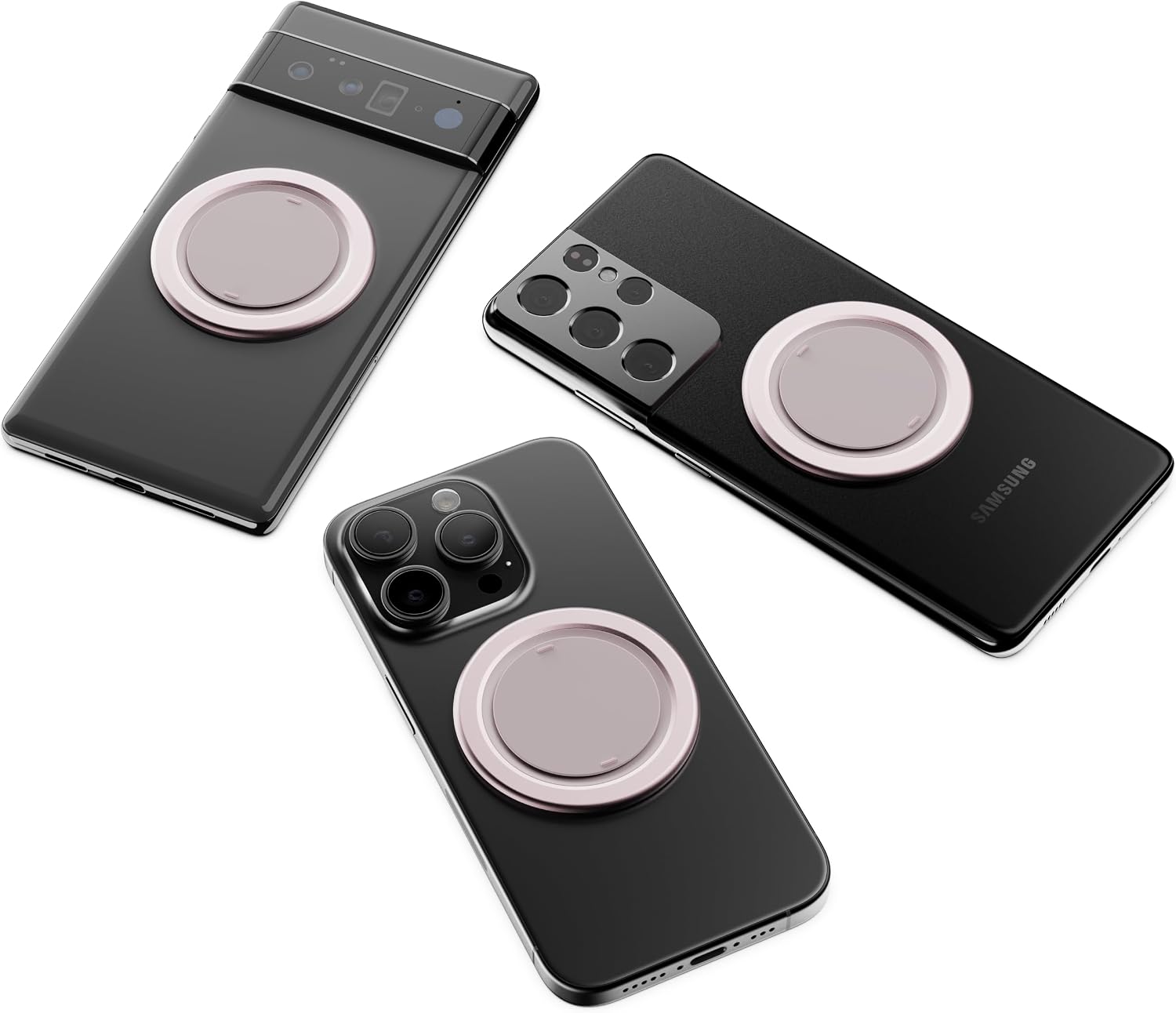 Ohsnap Snap Grip 5 Magnetic Ultra Thin Phone Grip and Stand - Pink