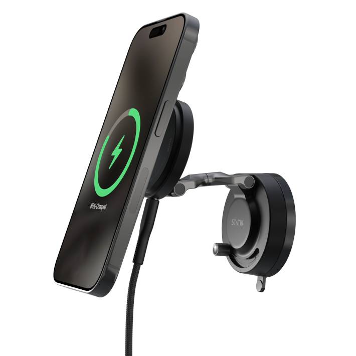 Statik HyperMount Pro Vacuum Magnetic NanoSuction Phone Mount - Black