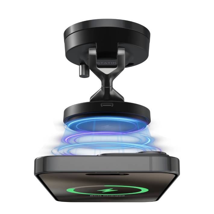 Statik HyperMount Pro Vacuum Magnetic NanoSuction Phone Mount - Black