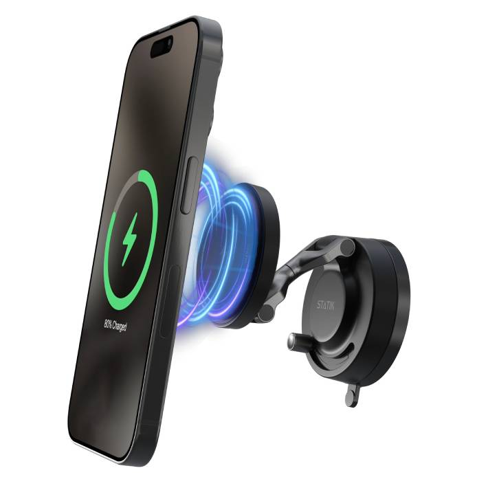 Statik HyperMount Pro Vacuum Magnetic NanoSuction Phone Mount - Black