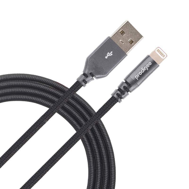 Prodigee Energee 6ft Lightning Cable MFI-Certified - Black