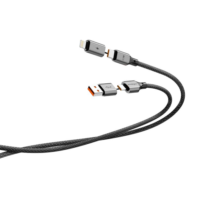 Prodigee Energee 4 in 1 Flex Cable 60W - Black