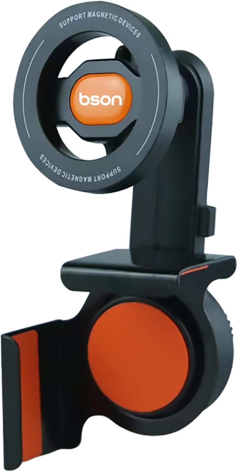 BSON New All Screen Phone Holder, Magnetic MagSafe Car Mount with 360° Rotation - Black
