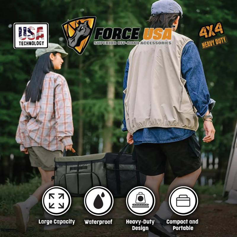 Force USA Carry Bag Organizer Storage - Black & Grey