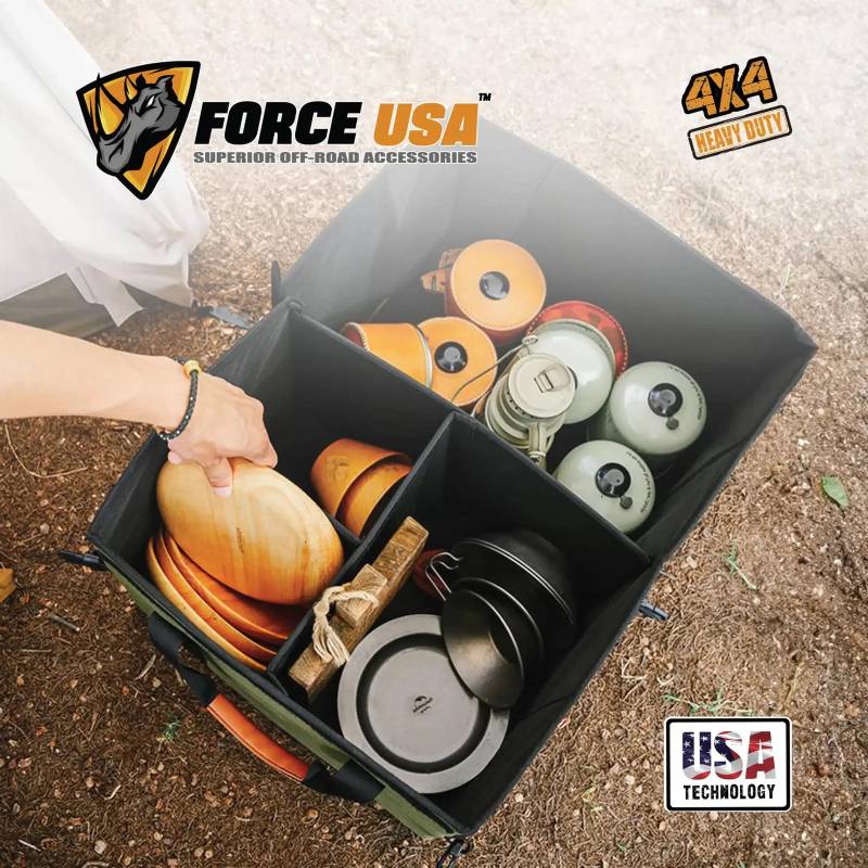 Force USA Carry Bag Organizer Storage - Black & Grey