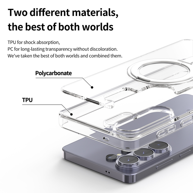 Araree Duple Magsafe Stand Case For Samsung Galaxy S26 Ultra - Clear