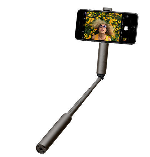 Cliquefie Glitter Portable Selfie Stick - Black