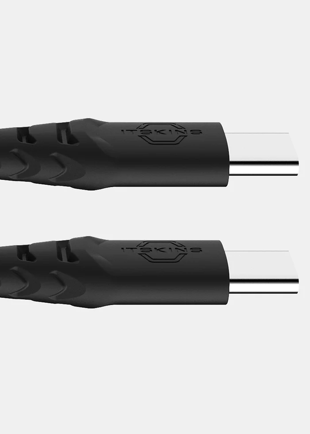 Itskins Spectrum Braided Cable 60W USB-C to USB-C 1.2M - Black