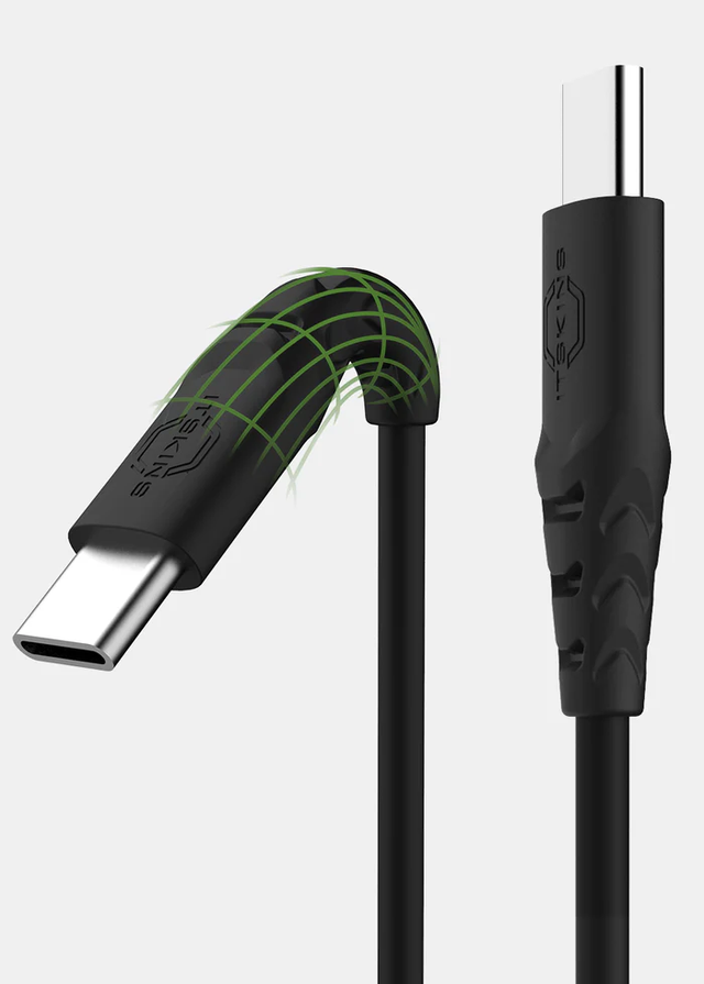 Itskins Spectrum Braided Cable 60W USB-C to USB-C 1.2M - Black