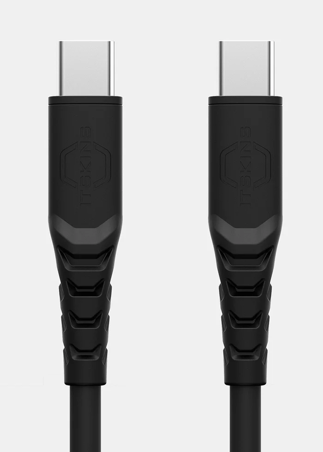 Itskins Spectrum Braided Cable 60W USB-C to USB-C 1.2M - Black