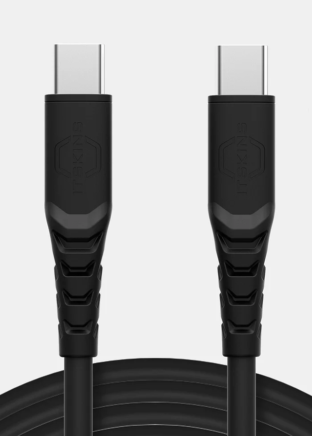 Itskins Spectrum Braided Cable 60W USB-C to USB-C 1.2M - Black