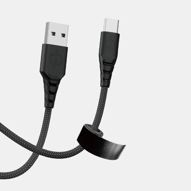 Itskins Hybrid Cable 60W USB-A to USB-C 2.0M - Black