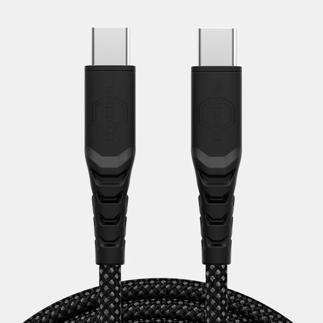 Itskins Hybrid Braided Cable 100W USB-C to USB-C 1.5M - Black