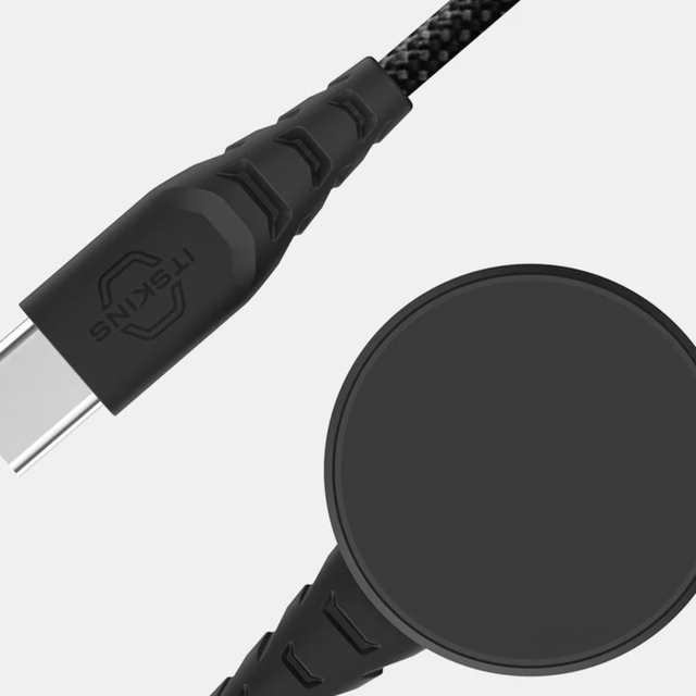 Itskins Hybrid Magnetic POD Cable to USB-C - Black