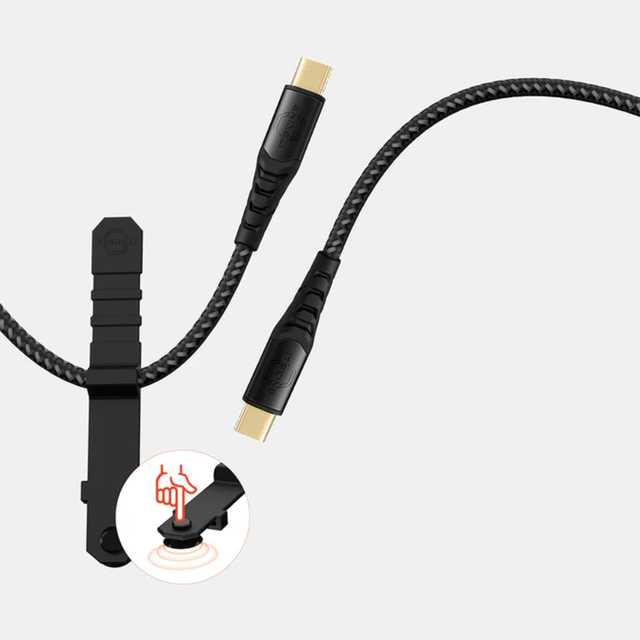 Itskins Supreme Roam Braided Cable 140W USB-C to USB-C 2.0M - Black