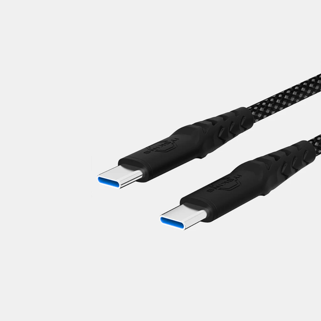 Itskins Hybrid Braided Cable 100W USB-C to USB-C 1.5M - Black & Magnetic