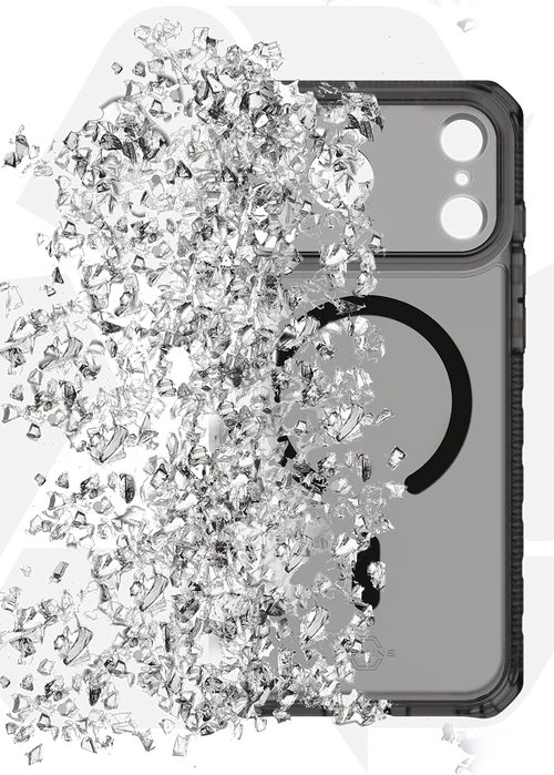 Itskins Hybrid Tek Series Magsafe Case For iPhone 17 Pro - Black