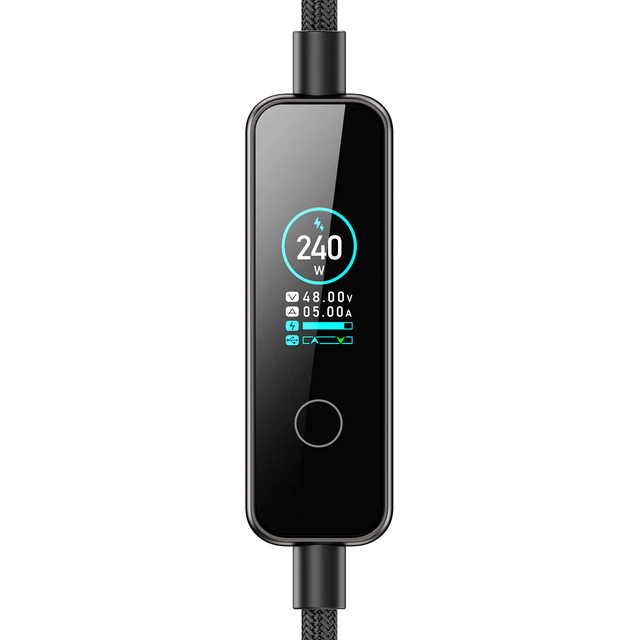XPower SONAR SR240 Type-C to Type-C Sync & Charge Cable, 240W - Gray