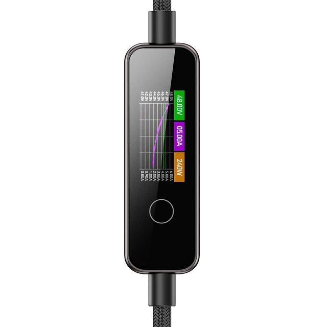 XPower SONAR SR240 Type-C to Type-C Sync & Charge Cable, 240W - Gray