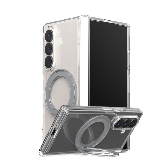 Araree Duple 360 Magsafe Stand Cover For Samsung Z Fold 8 Ultra - Clear