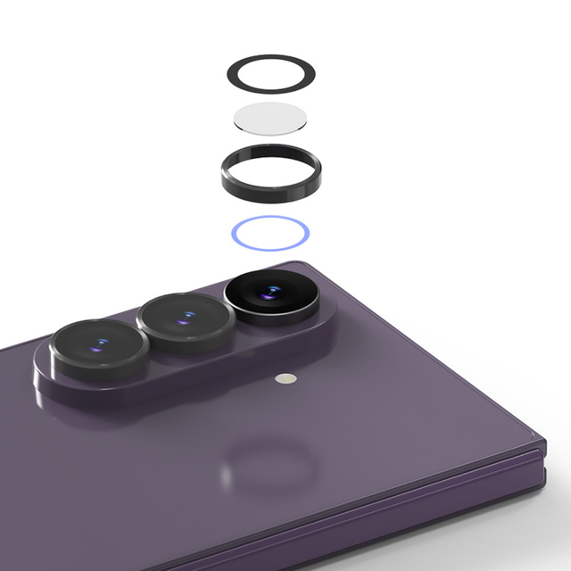 Araree Core Camera Metal Ring 1Pcs Camera Protector For Samsung Z Fold 8 Ultra - Clear