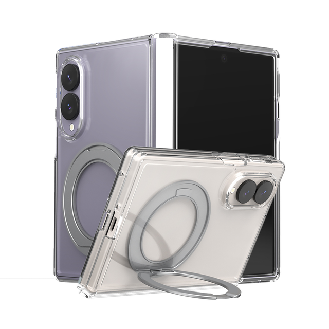 Araree Duple 360 Magsafe Stand Cover For Samsung Z Fold 8 - Clear