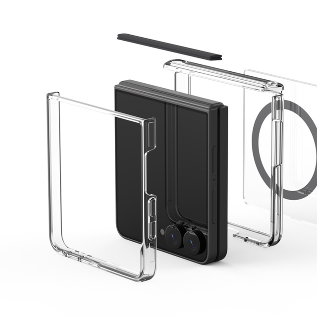 Araree Duple 360 Magsafe Cover For Samsung Z Flip 8 - Clear