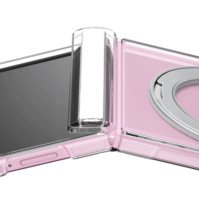 Araree Duple 360 Magsafe Stand Cover For Samsung Z Flip 8 - Clear