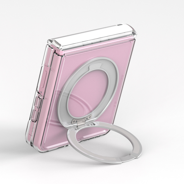 Araree Duple 360 Magsafe Stand Cover For Samsung Z Flip 8 - Clear