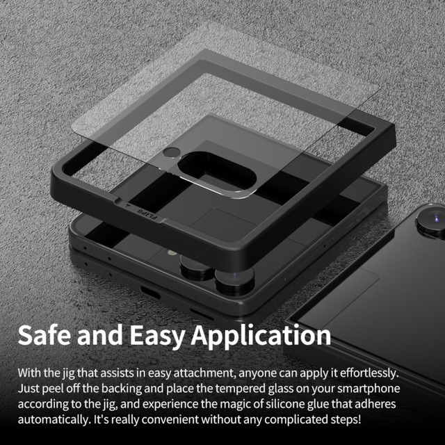 Araree Core Glass 2Pcs Screen Protector For Samsung Z Flip 8 - Clear
