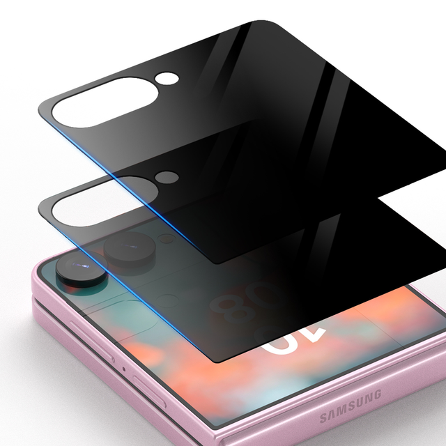 Araree Core Privacy 2Pcs Screen Protector For Samsung Z Flip 8 - Black