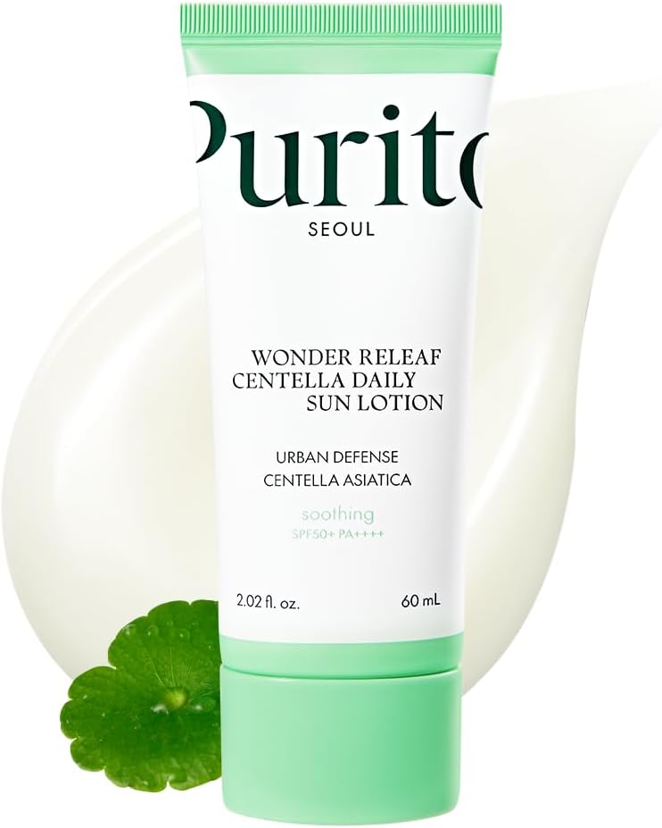 Purito Wonder Releaf Centella Daily Sun Lotion SPF 50+ PA++++, 60 ml