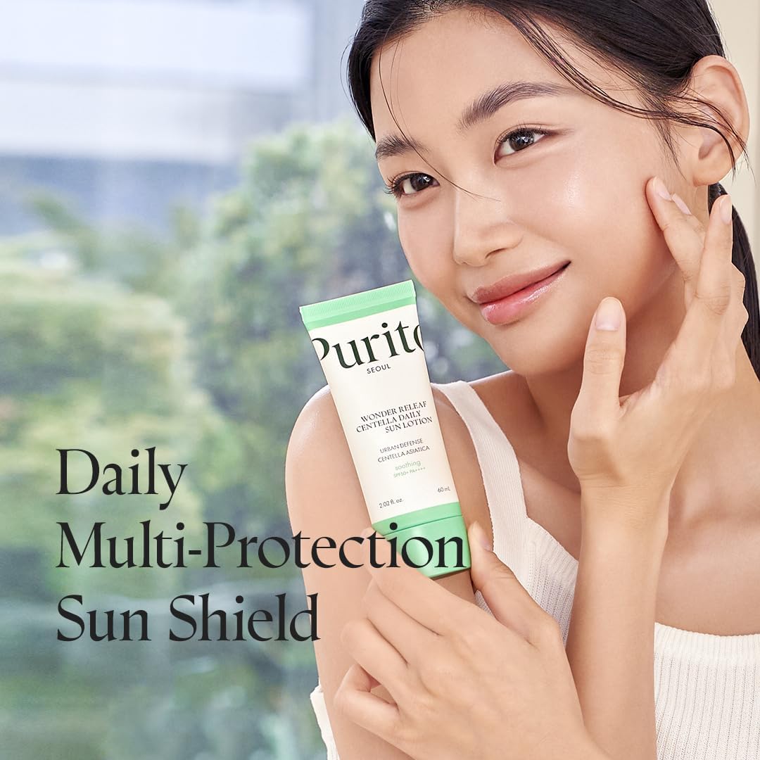 Purito Wonder Releaf Centella Daily Sun Lotion SPF 50+ PA++++, 60 ml