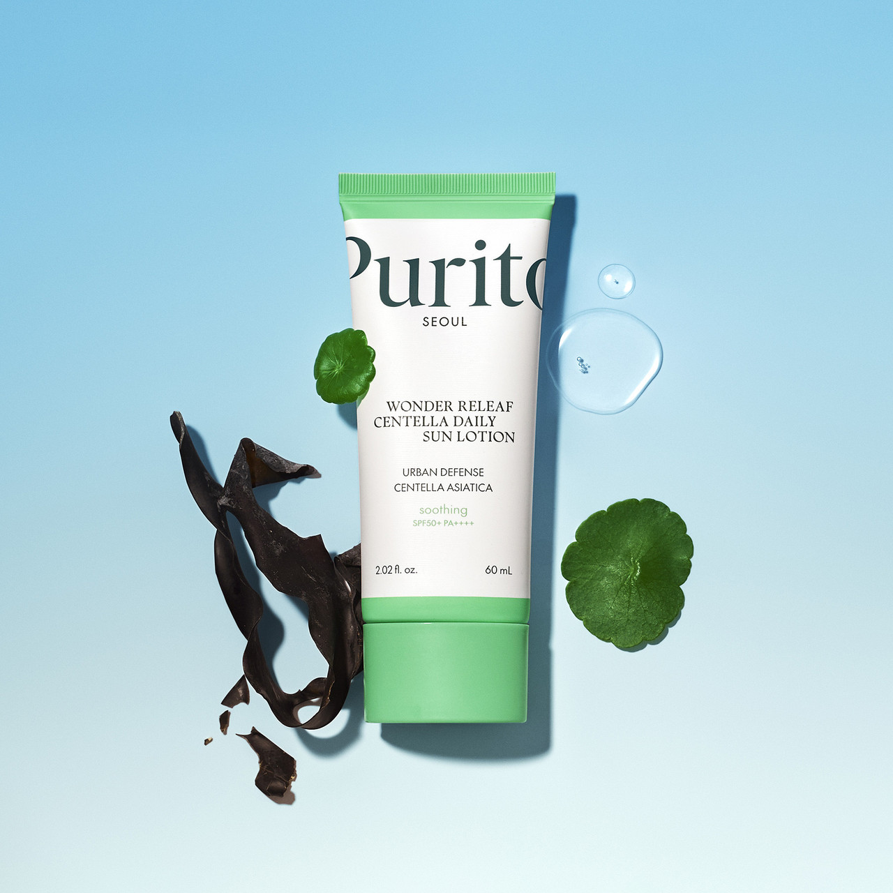 Purito Wonder Releaf Centella Daily Sun Lotion SPF 50+ PA++++, 60 ml