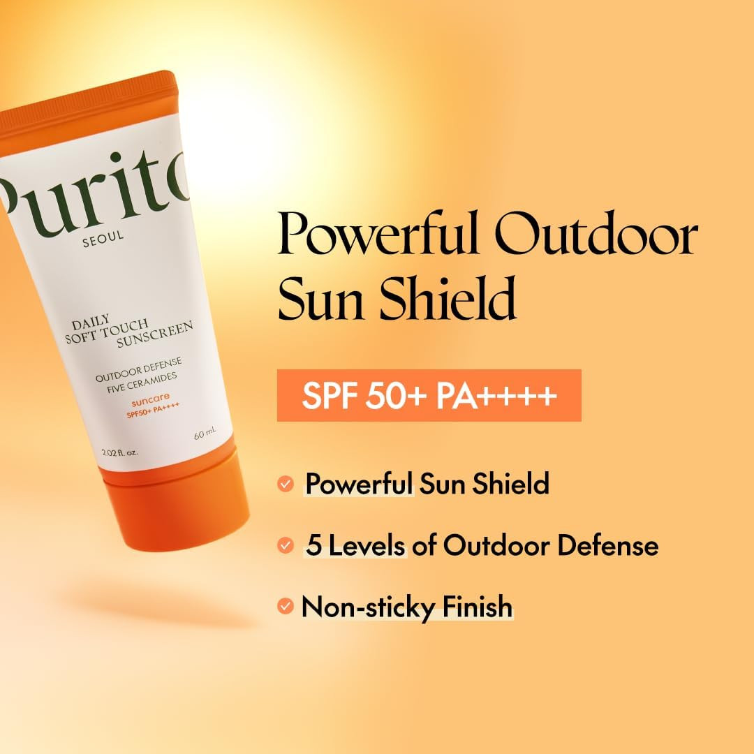Purito Daily Soft Touch Sunscreen SPF50+ PA++++ 60ml
