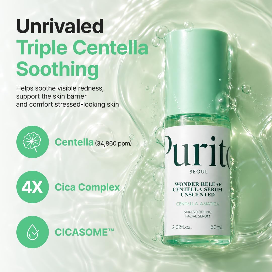 Purito Seoul Wonder Releaf Centella Serum Unscented - 60ml